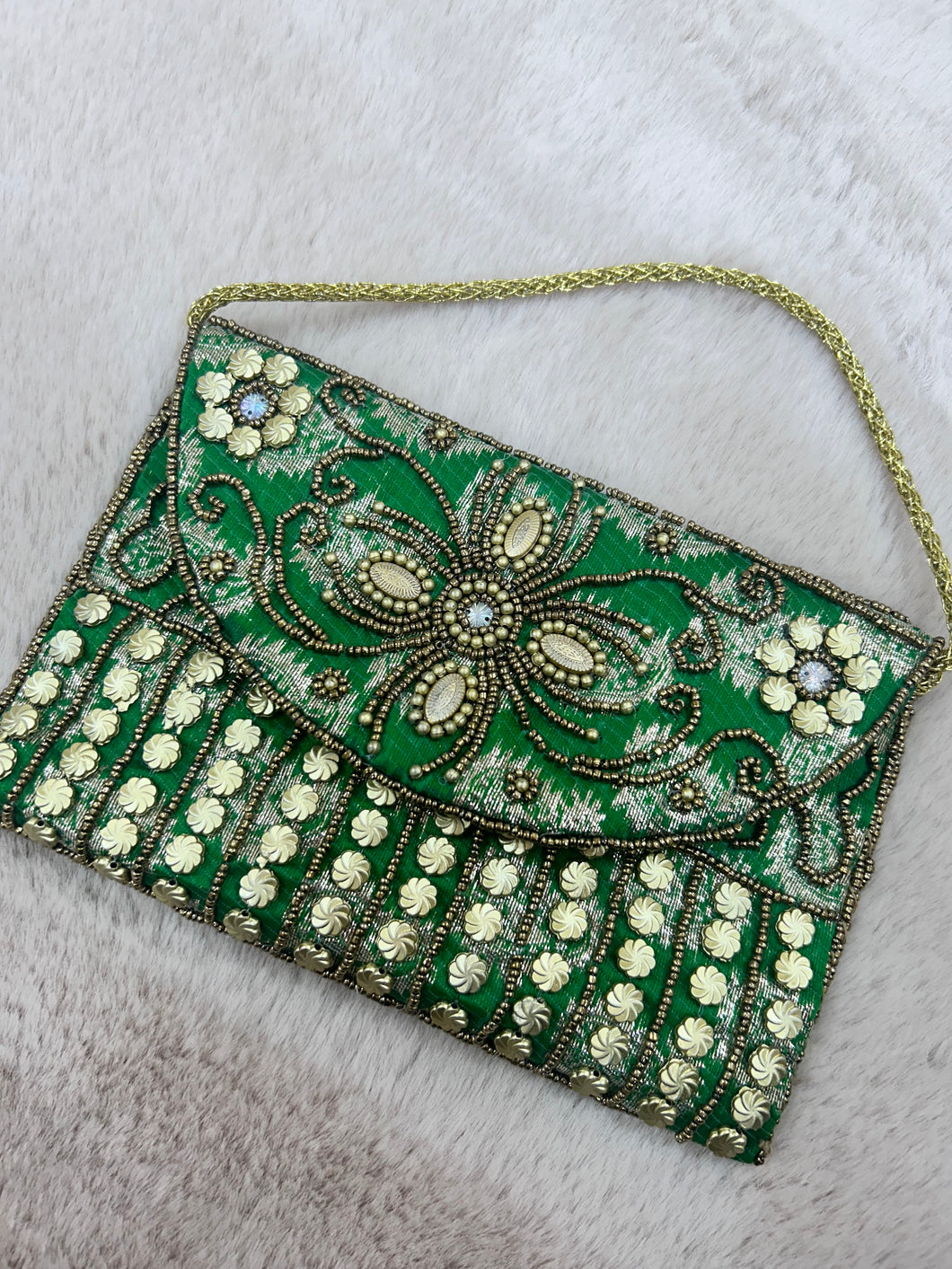Bolso hindú verde